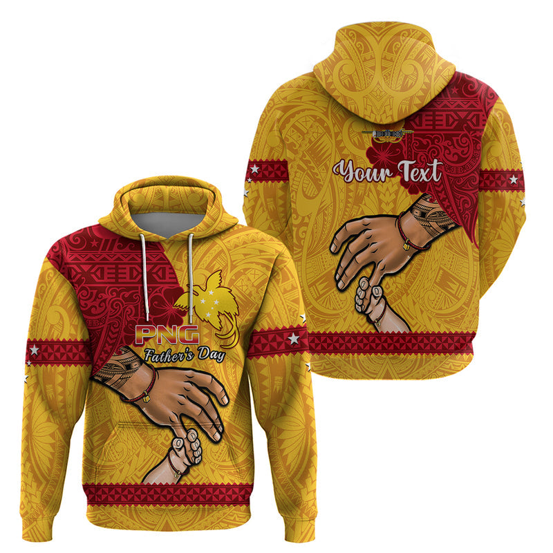 Custom Father Day Papua New Guinea PNG I Love You Dad Yellow Version Hoodie