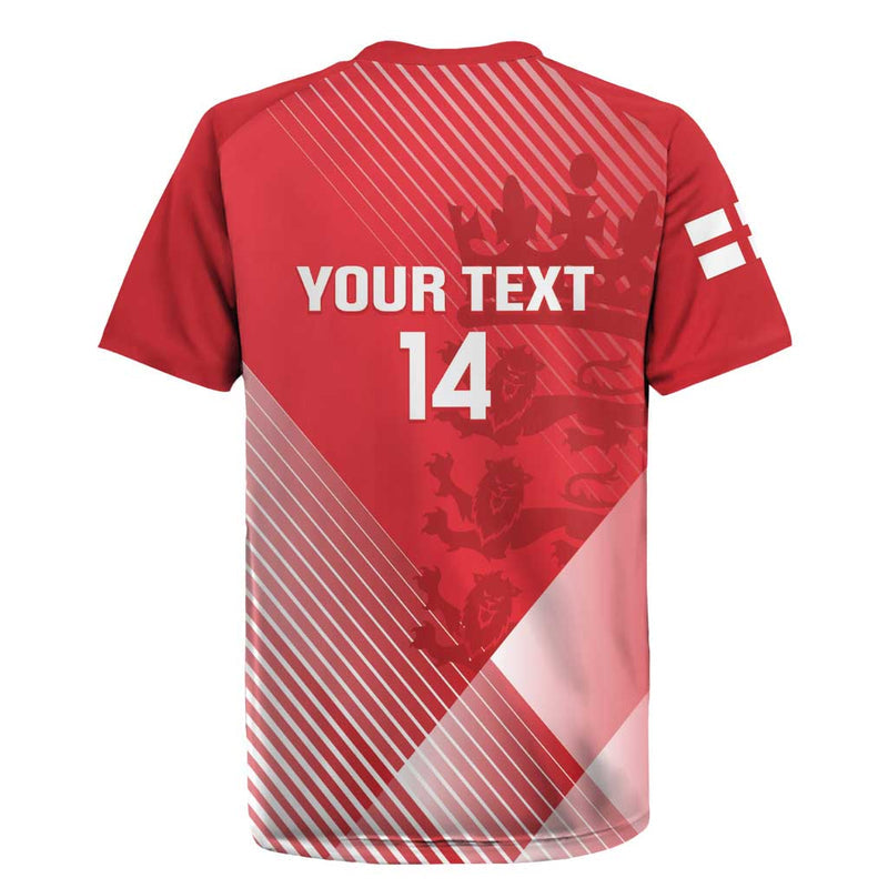 Custom England Cricket Go Champions Sporty Style Rugby Jersey