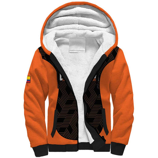 Custom Colombia Football 2025 Las Chicas Superpoderosas - Black Version Sherpa Hoodie