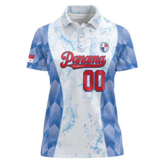 Custom Baseball Panama Go Champions Sporty Style Women Polo Shirt