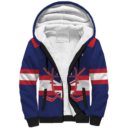 Custom Great Britain Hockey Go GB Team Sherpa Hoodie