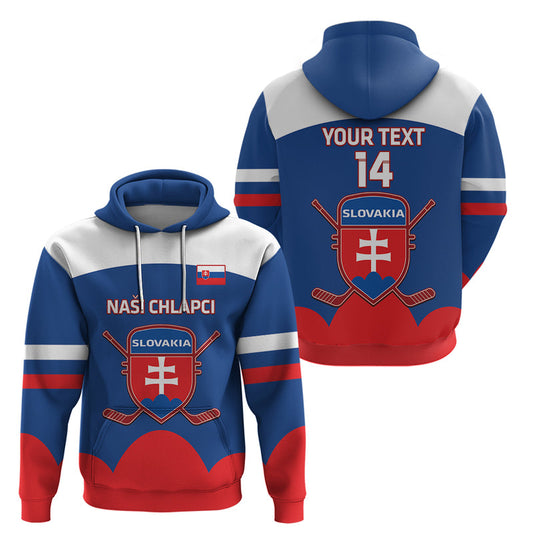 Custom Slovakia Hockey Go Slovak Our Boys Hoodie