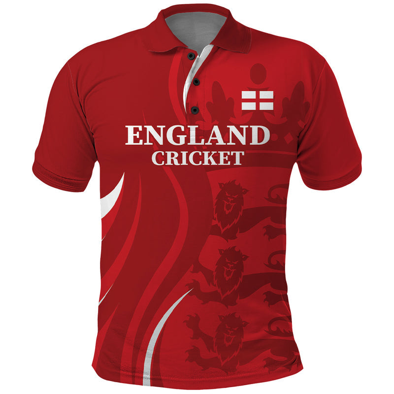 Custom England Cricket 2024 World Cup Go Champions Polo Shirt