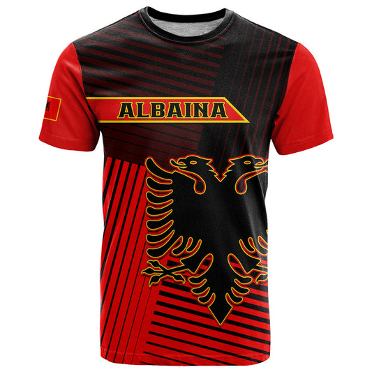 Albania Coat Of Arms Dynamic Style T Shirt