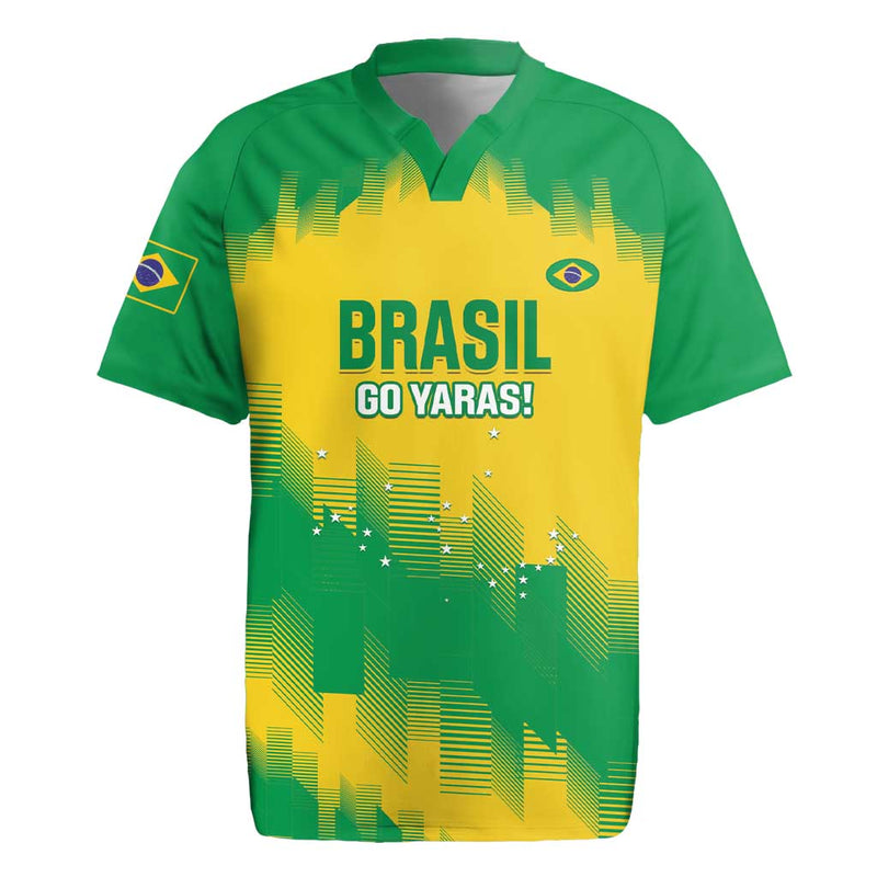 Custom Brasil Rugby 2025 Go Champions Yaras Rugby Jersey