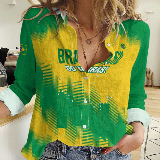 Custom Brasil Rugby 2025 Go Champions Yaras Women Casual Shirt