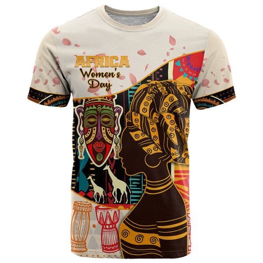 Africa International Women Day African Pattern T Shirt