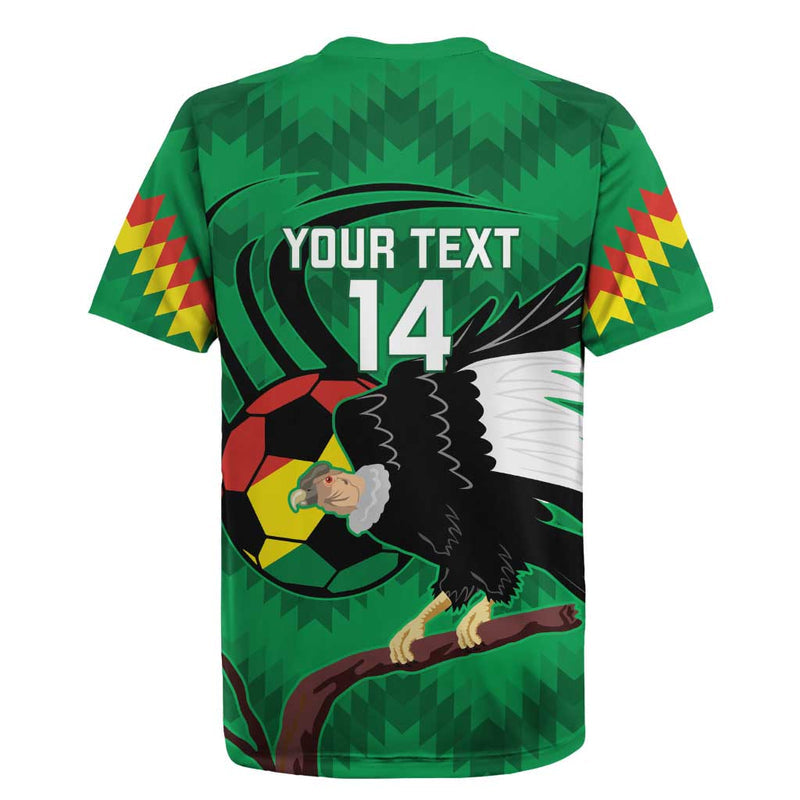Custom Bolivia Football Andean Condor Vamo La Verde Rugby Jersey