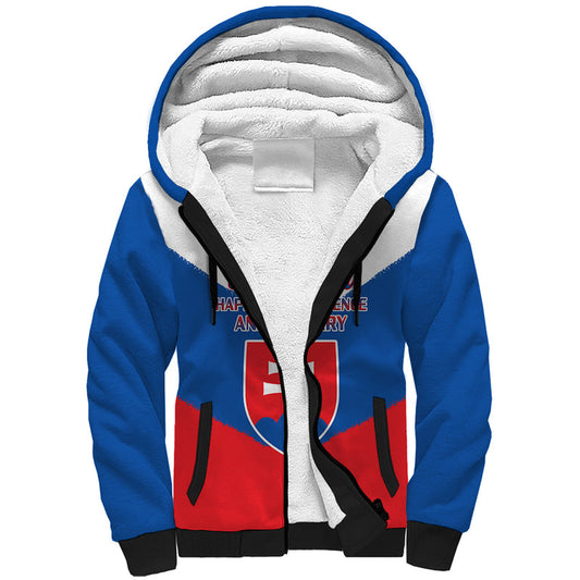 17 July Slovakia Independence Day Proud To Be Slovensko Sherpa Hoodie