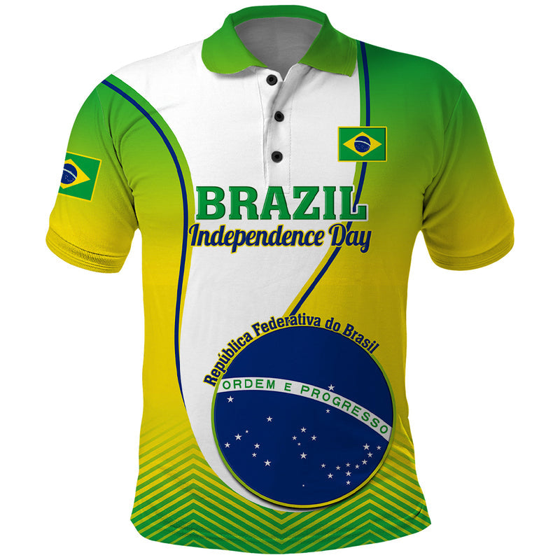 Custom Brazil Sete de Setembro Happy Independence Day Polo Shirt