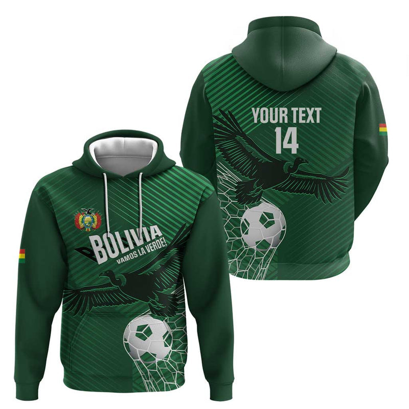 Custom Bolivia Football Vamos La Verde Hoodie