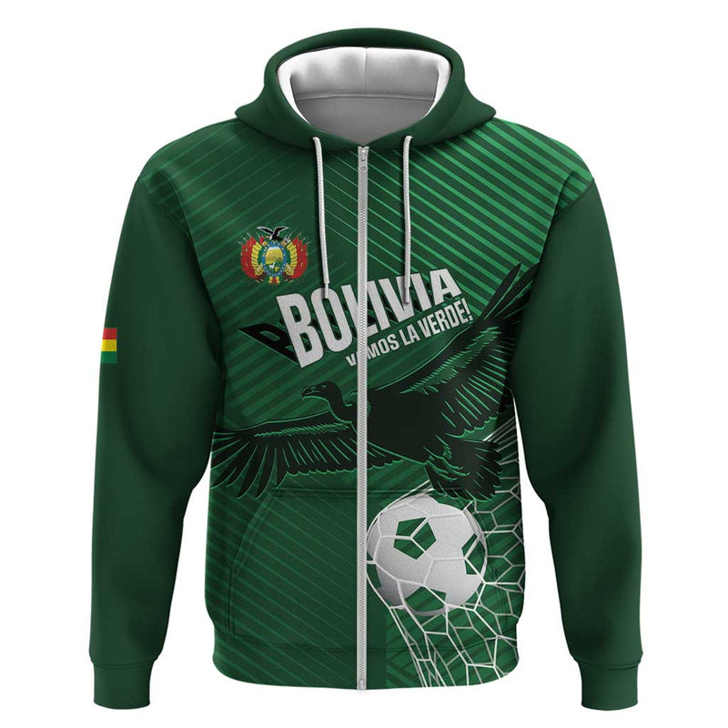 Custom Bolivia Football Vamos La Verde Hoodie