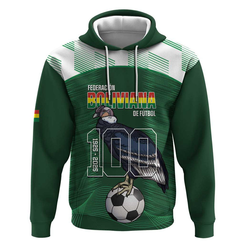 Custom Bolivia Football 100th Anniversary Andean Condor Proud Hoodie