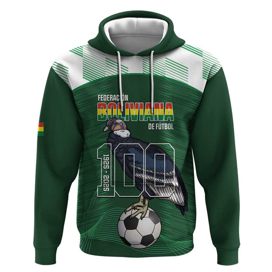 Custom Bolivia Football 100th Anniversary Andean Condor Proud Hoodie