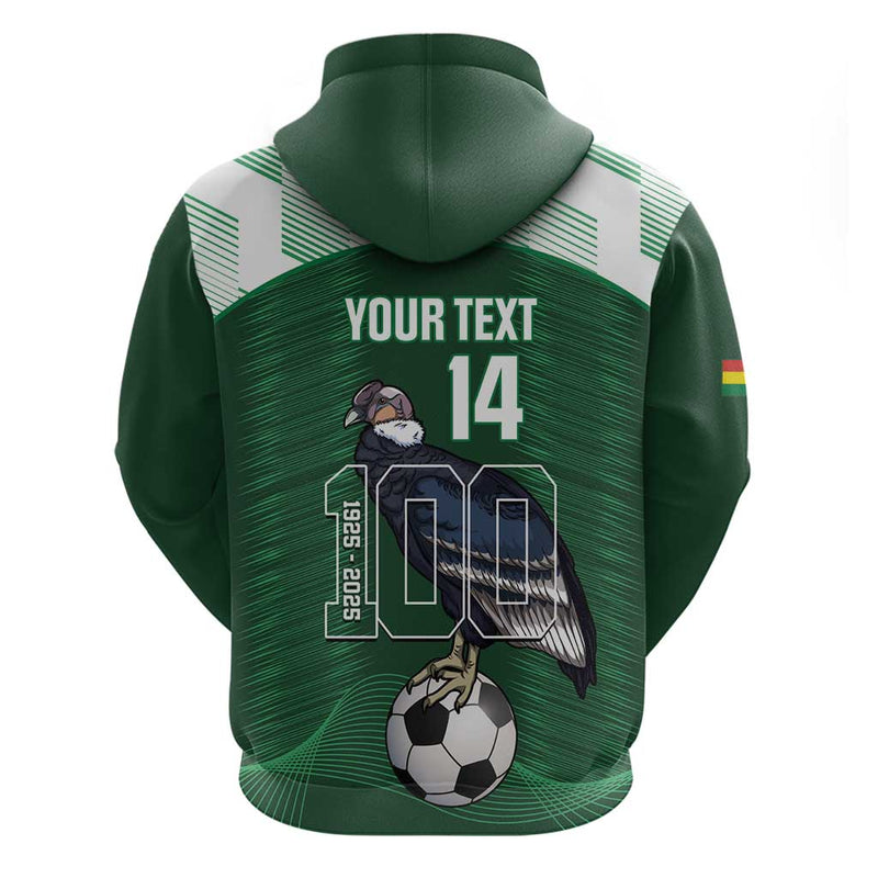 Custom Bolivia Football 100th Anniversary Andean Condor Proud Hoodie