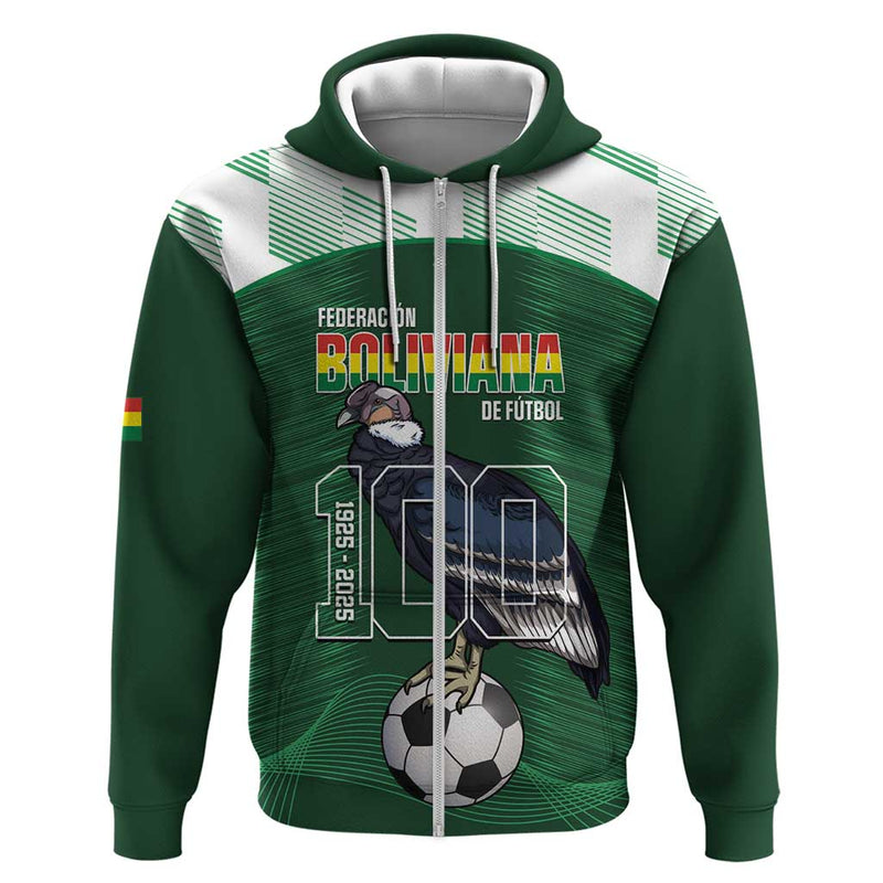 Custom Bolivia Football 100th Anniversary Andean Condor Proud Hoodie