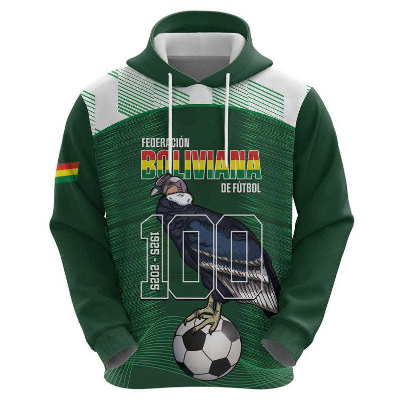 Custom Bolivia Football 100th Anniversary Andean Condor Proud Hoodie