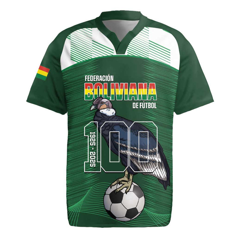 Custom Bolivia Football 100th Anniversary Andean Condor Proud Rugby Jersey