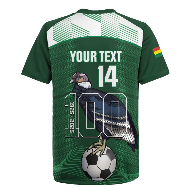 Custom Bolivia Football 100th Anniversary Andean Condor Proud Rugby Jersey
