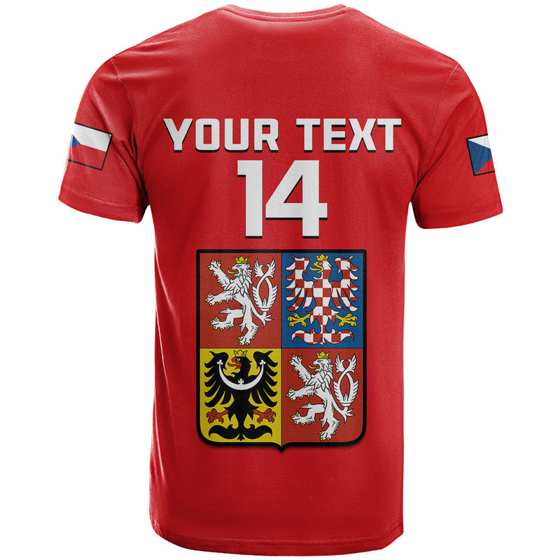 Custom Czech Republic Hockey 2023 Sporty Style T Shirt