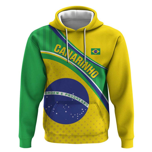 Custom Brazil Football Vamos Canarinho Hoodie