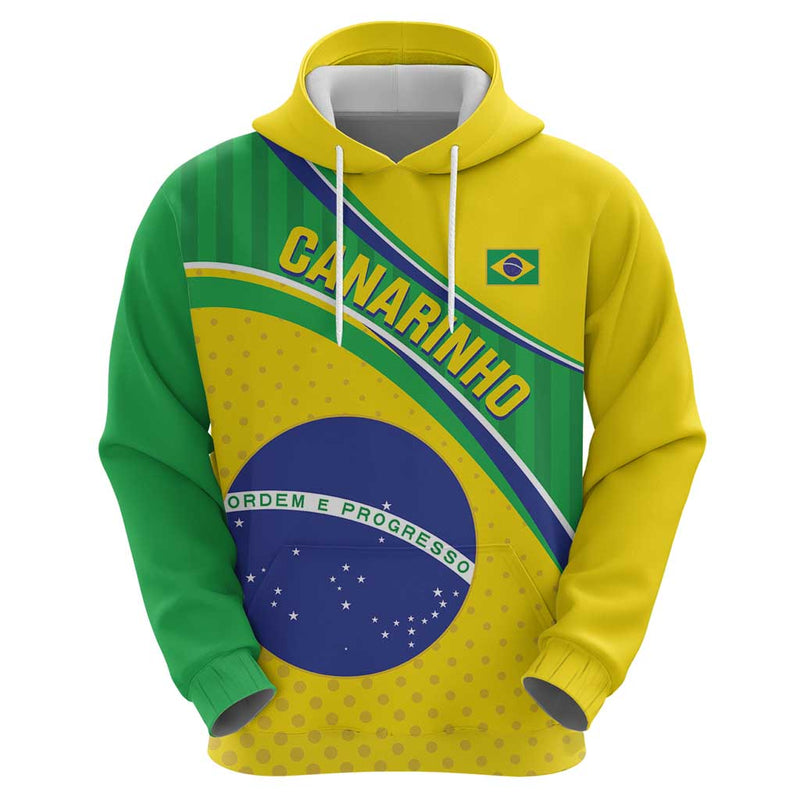 Custom Brazil Football Vamos Canarinho Hoodie