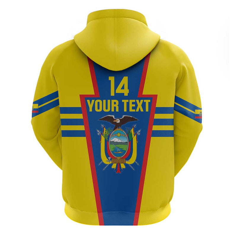 Custom Ecuador Football Vamos La Tricolor Hoodie