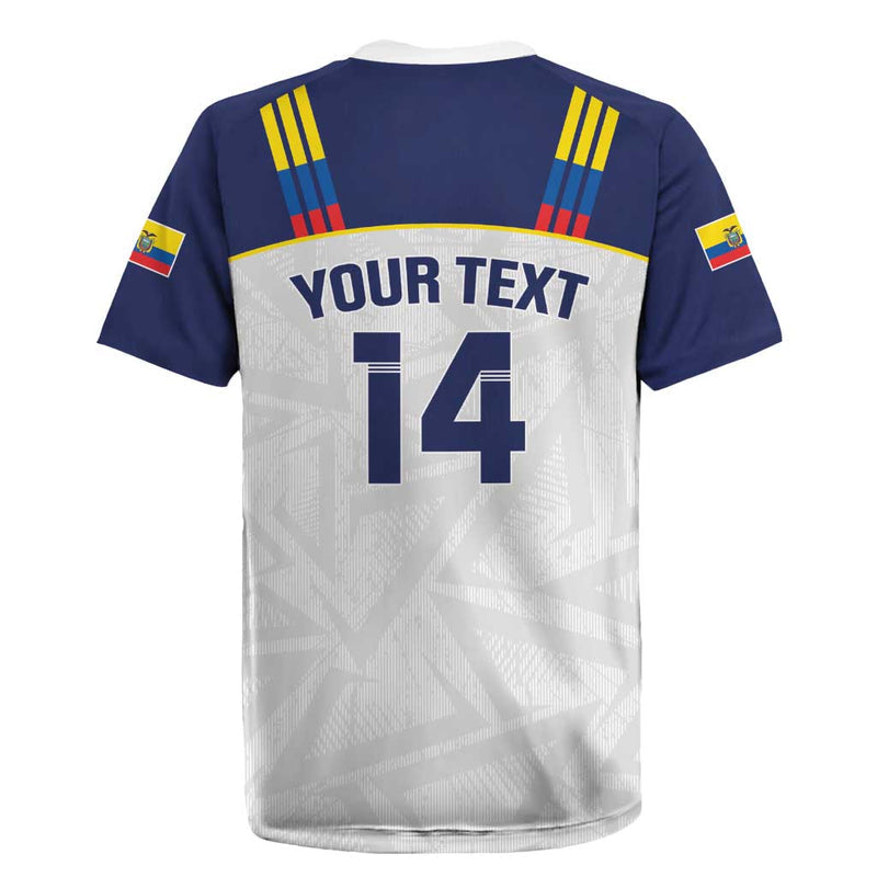 Custom Ecuador Football La Tri Go Champions Condor Style Rugby Jersey