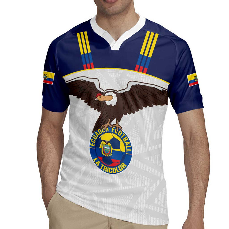 Custom Ecuador Football La Tri Go Champions Condor Style Rugby Jersey