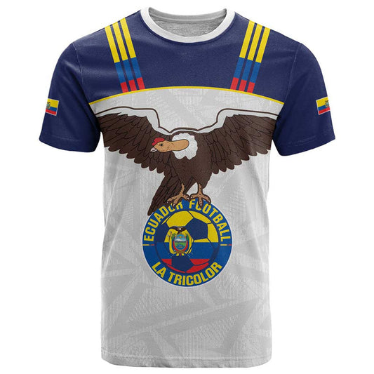 Custom Ecuador Football La Tri Go Champions Condor Style T Shirt