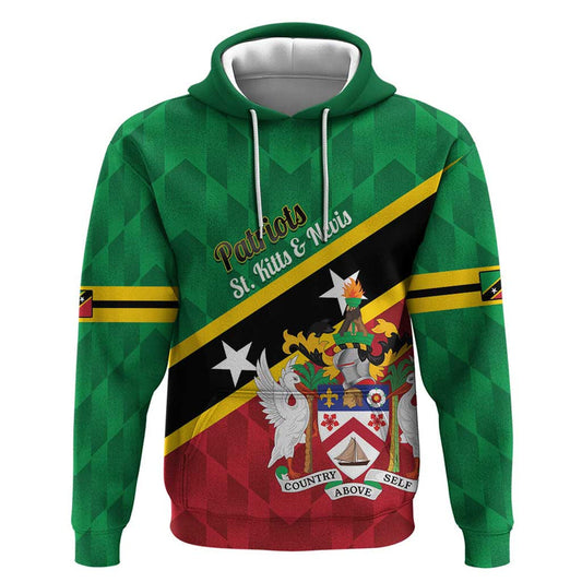 Custom Saint Kitts and Nevis Cricket Go Champions Patriots Hoodie