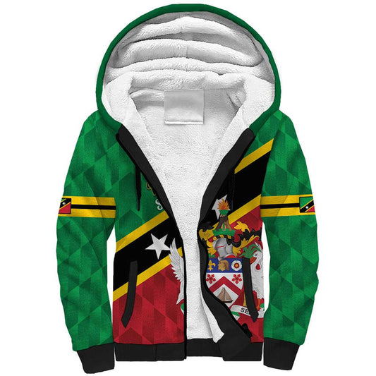 Custom Saint Kitts and Nevis Cricket Go Champions Patriots Sherpa Hoodie