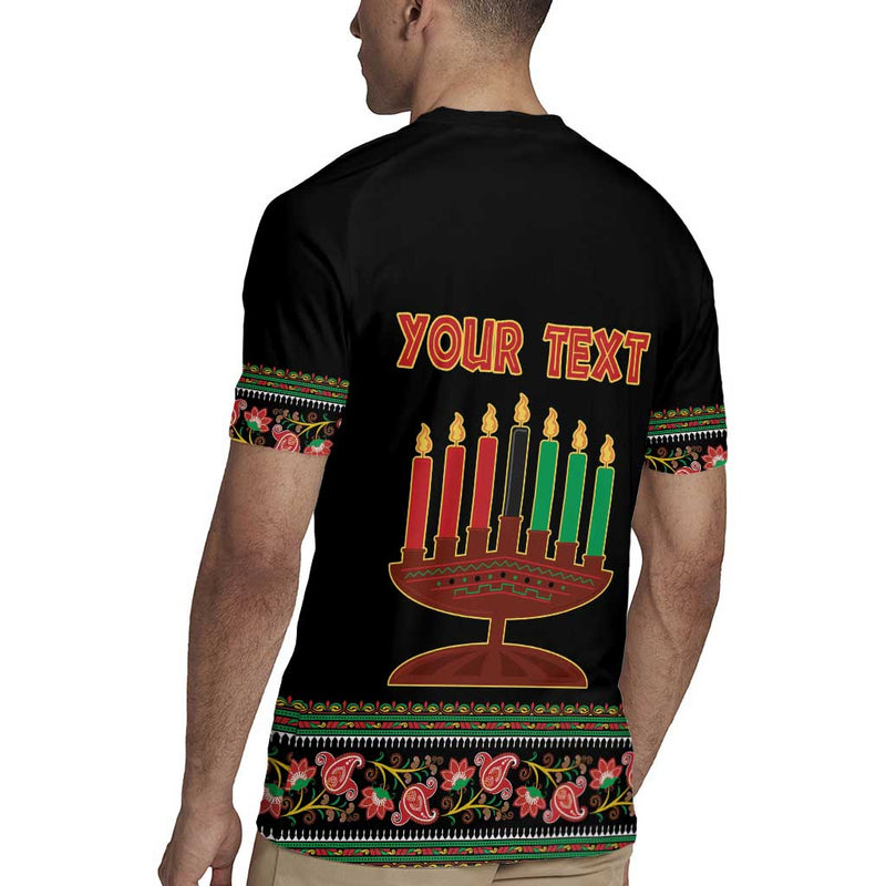 African-american Kwanzaa Dashiki Mix Paisley Pattern Rugby Jersey