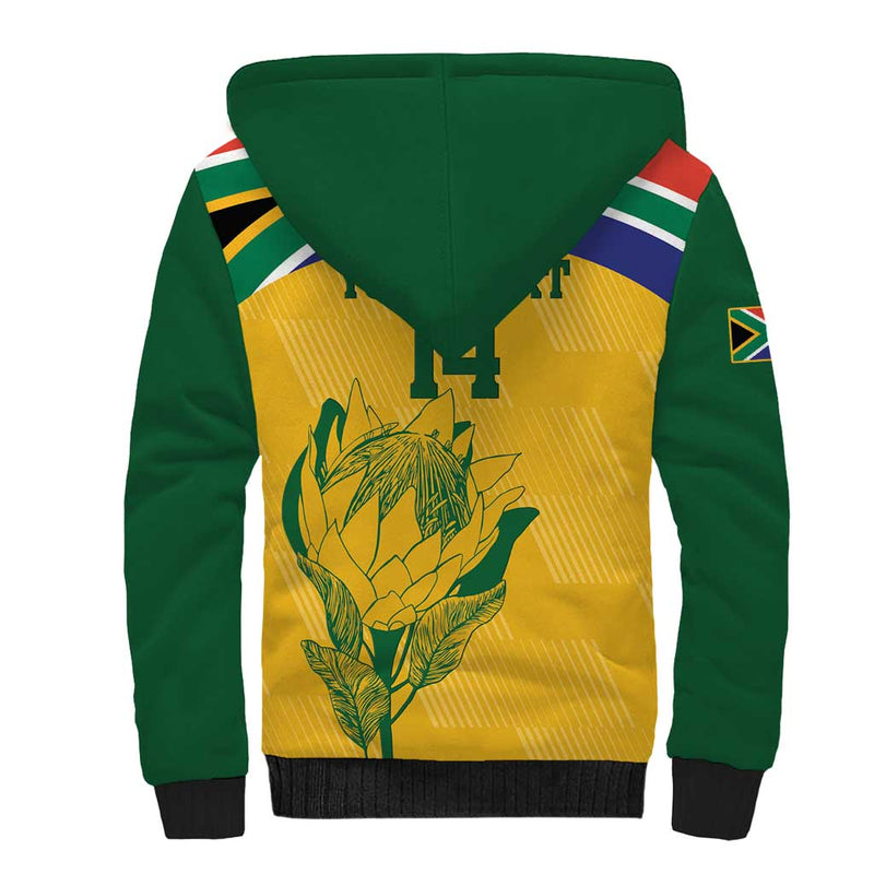 Custom South Africa Cricket Go Champions World Cup Proteas Sherpa Hoodie