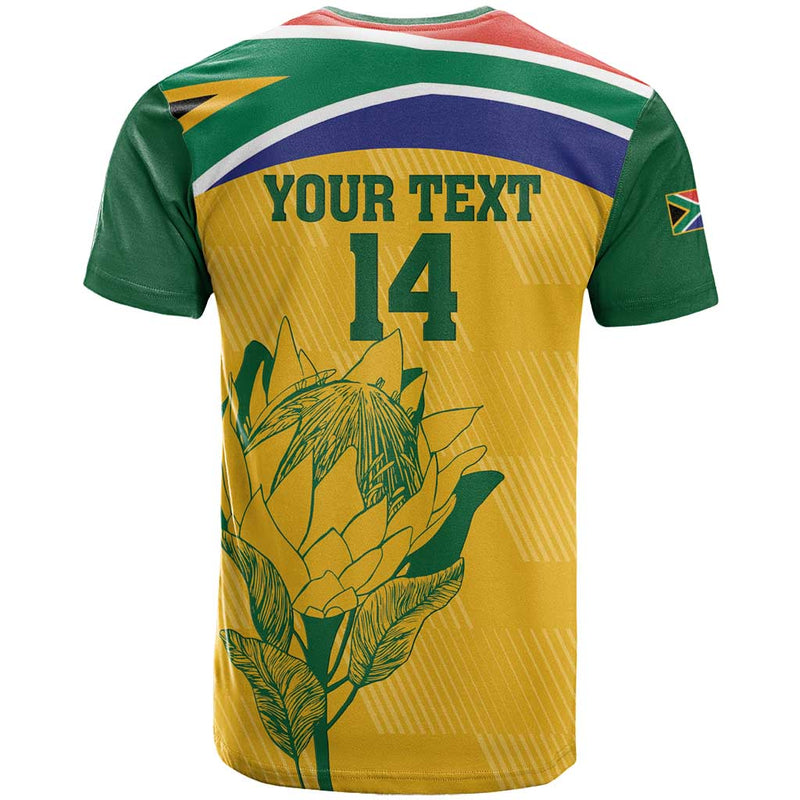 Custom South Africa Cricket Go Champions World Cup Proteas T Shirt