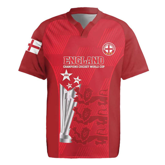 Custom England Cricket 3rd Champions World Cup Proud Rugby Jersey