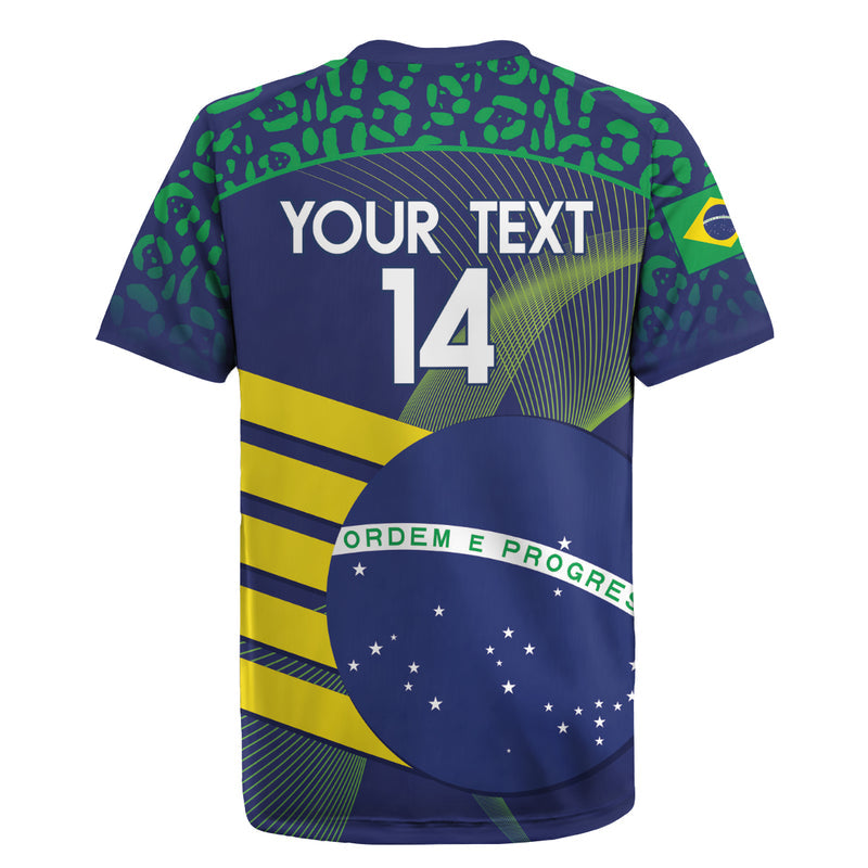 Custom Brazil Football Summer 2024 Go Champions Selecao Rugby Jersey