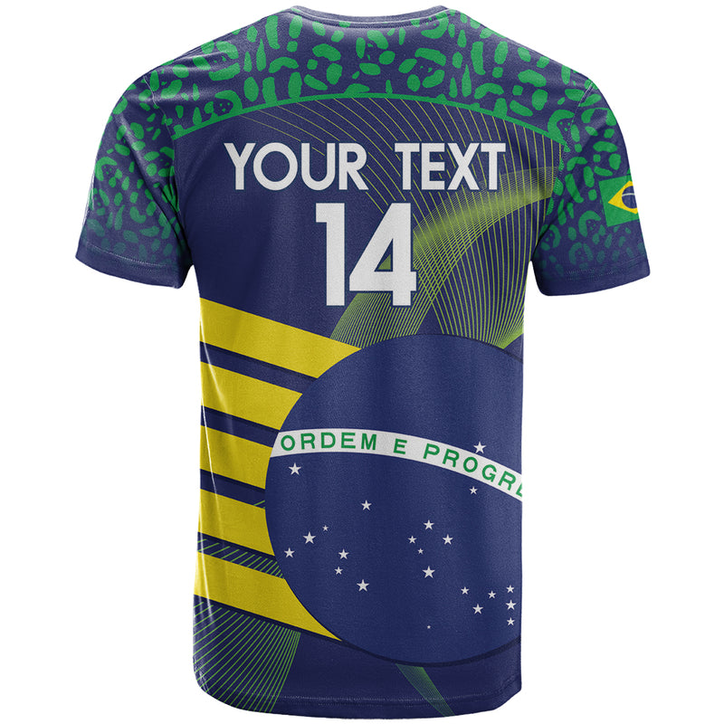 Custom Brazil Football Summer 2024 Go Champions Selecao T Shirt