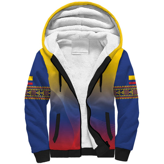 Custom Colombia Football Summer 2024 Las Chicas Superpoderosas Sherpa Hoodie