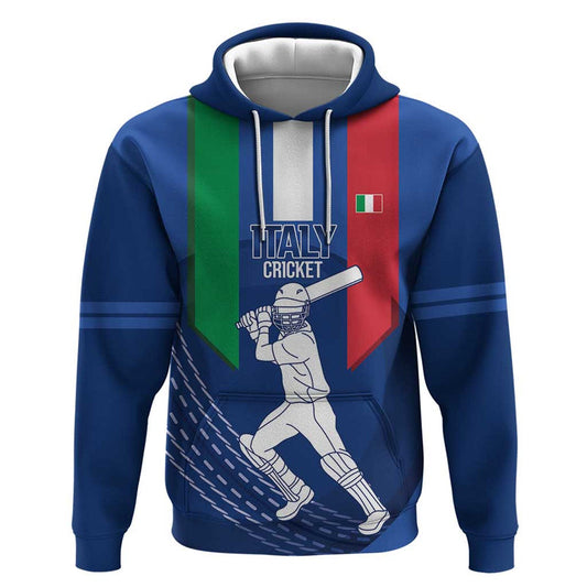 Custom Italy Cricket Go Gli Azzurri Hoodie