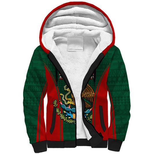 Custom Mexico Independence Day Happy 213th Anniversary Mexican Proud Sherpa Hoodie