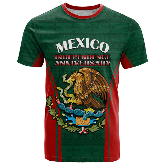 Custom Mexico Independence Day Happy 213th Anniversary Mexican Proud T Shirt