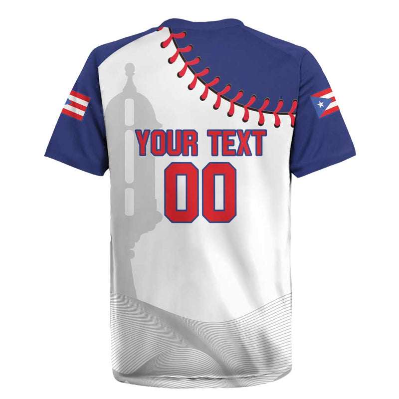 Custom Baseball Puerto Rico Coqui Mascot - Dynamic Style Rugby Jersey