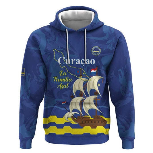 Custom Curacao Football La Familia Azul Hoodie
