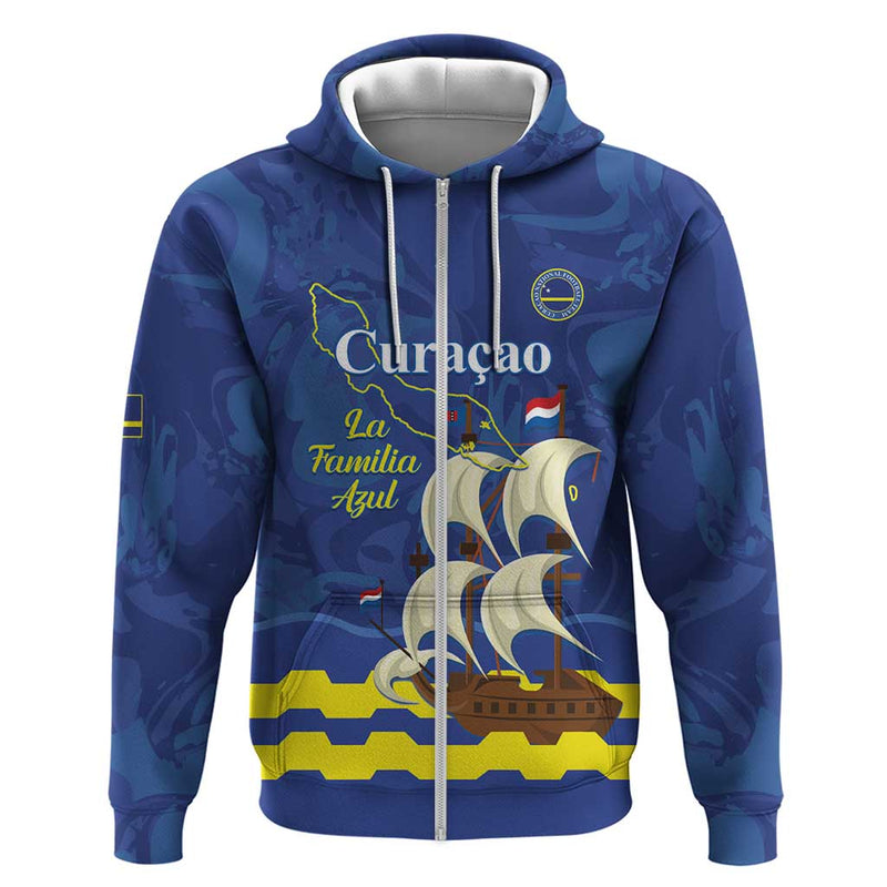 Custom Curacao Football La Familia Azul Hoodie