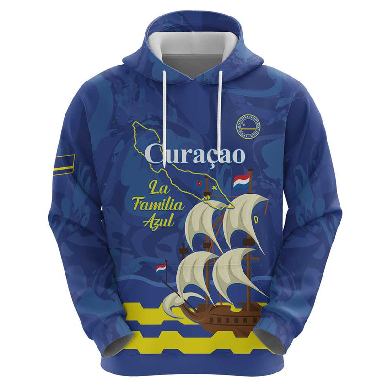 Custom Curacao Football La Familia Azul Hoodie