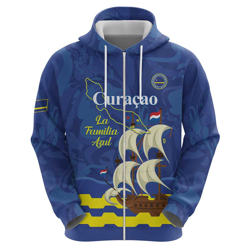 Custom Curacao Football La Familia Azul Hoodie