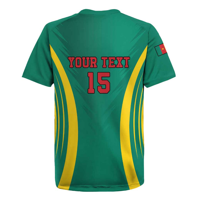 Custom Cameroon Football Go Indomitable Lions Rugby Jersey