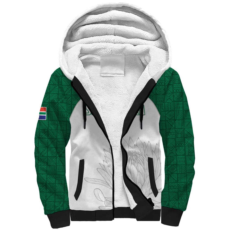 Custom South Africa Cricket Go Proteas Sherpa Hoodie