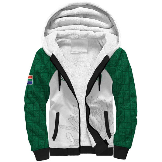 Custom South Africa Cricket Go Proteas Sherpa Hoodie